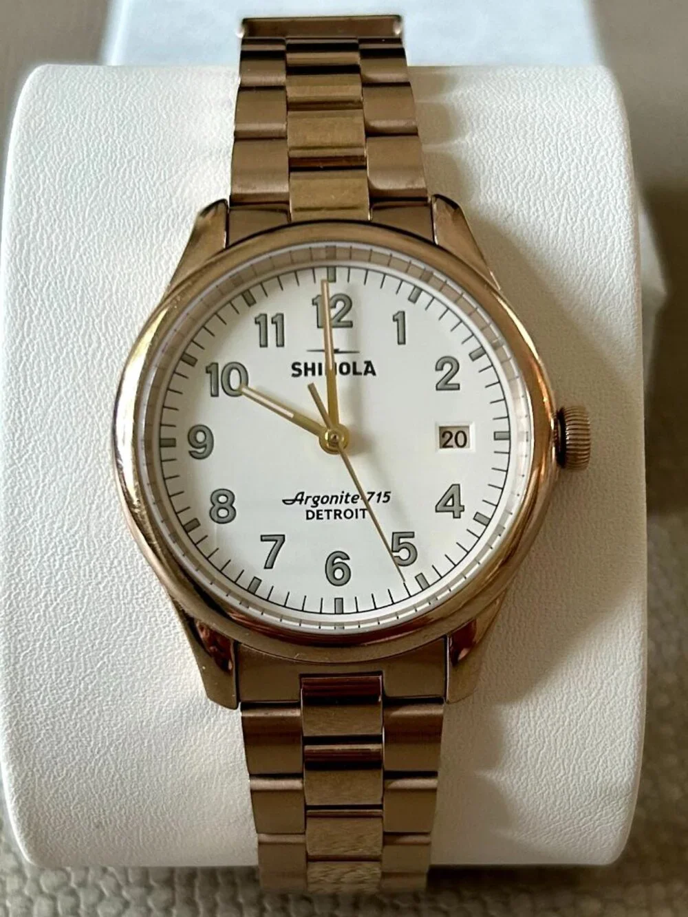 Shinola Vinton 38mm Watch in Rose Gold